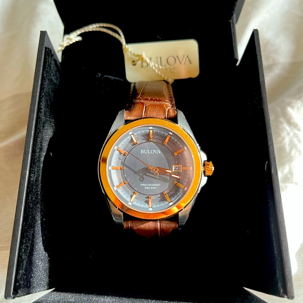 Bulova rose gold precisionist
